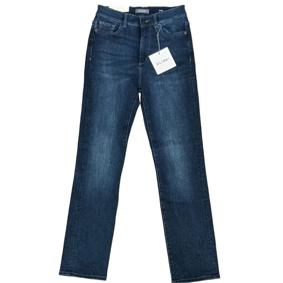 NWT DL1961 Mara Highrise intasculpt luxe straight Titan jeans size 27 - Picture 1 of 12